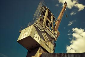 ship crane in Dusseldorf