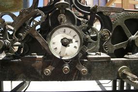 Clock antique mechanism