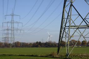 Energy Power Line Strommast
