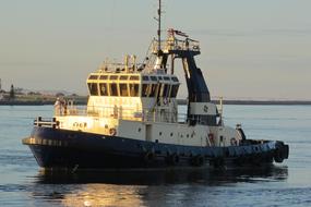 Harbour Tug Ship in ocean