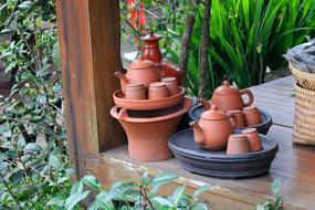 clay Pottery Garden