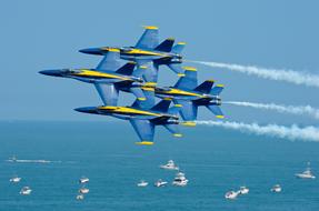 Blue Angels Airshow sky