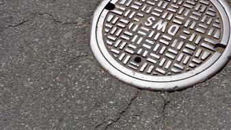 Manhole on City Street