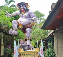 ogoh-ogoh sculpture in Bali, Indonesia