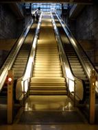 illuminated Escalator Moving Machine