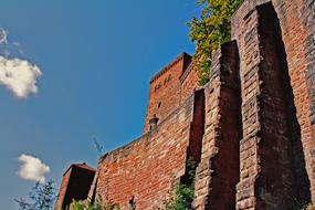 Annweiler Palatinate brick wall fortress