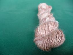 cotton Wool Skein Handspun