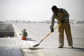 Construction Cement Patching man