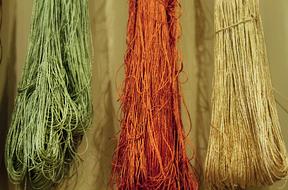colored threads handmade