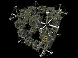 engineering 3d fractal technology drawing