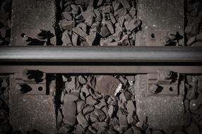 Rail Ballast Of track