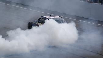 Burnout Car on Rally