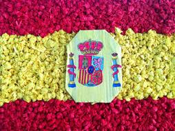 Spain Flag Country craft