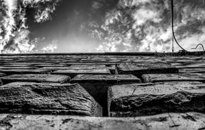 Masonry, stone wall at Sky