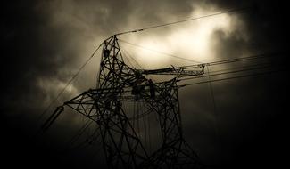 Power Lines at Storm