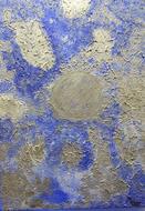 blue silver painting as a image