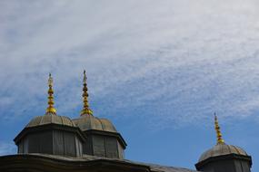 Istanbul Dome Palace at blue sky