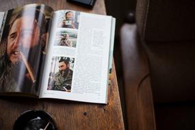 Letter and pictures in Magazine