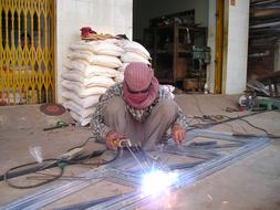 welding works in Cambodia