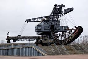 Machine Industry in open pit mining