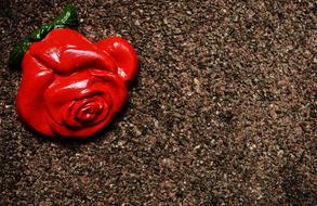 red Painted Rose Gypsum