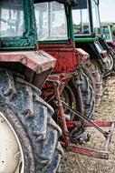 Tractor Farming in Countryside