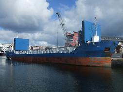 Cargo Ship in Galway Docks
