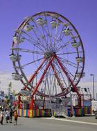 big ferris wheel at the fair in windsor ontario, Canada