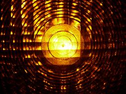 yellow warning light for road works