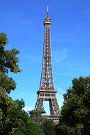 Eiffel Tower of Paris France