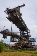 open pit for the extraction of brown coal