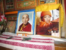portrait of a Buddhist figure Bakula Rinpoche