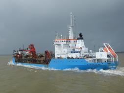 Working Ship North Sea