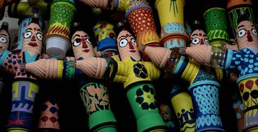 dolls from plastic bottles
