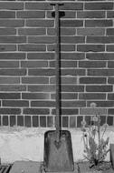 monochrome photo of Blade Gardening Equipment