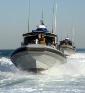 Military Navy Training boats