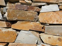 close-up stone wall