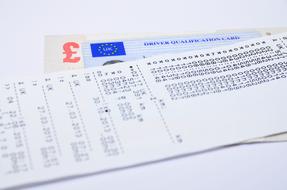 Digital printing on a paper on the driver card