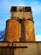 Silo Industry Old, bottom view