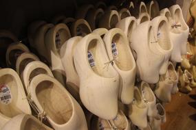 traditional Wooden Shoes Clogs in Netherlands