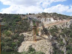 landscape of Bridge Work Construction