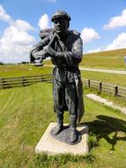 Netherlands worker Statue Monument