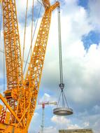 Crane Construction Equipment in city