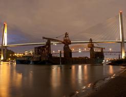 River Boat at Night