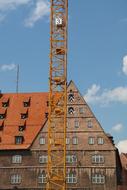 Crane at Construction Work House