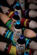 Bottle Paint Dolls