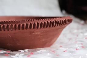 traditional indian ceramic plate