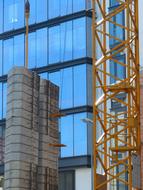 Concrete Slabs Counterweight Crane work