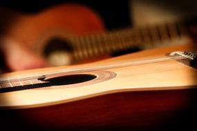 wood Classical Guitar