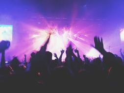 clipart of Concert Music Crowd